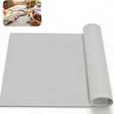 Large Crafting Silicone Mat, 24"x36" x1.5MM Inch Artist Work Mat for Jewelry Making, Epoxy Resin, Painting, Scrapbooking, Heat Resistant Nonstick Surface and Table Protector for DIY, Gray