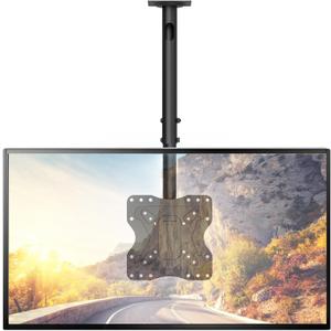 WALI Soporte de techo ajustable para TV que se adapta a la mayora de pantallas planas LED, LCD, OLED y plasma de 23 a 43 pulgadas, hasta 110 libras, agujeros de montaje de 7.874 x 7.874 in (CM2343),