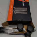 Adjustable Mobile CPU Stand, Ventilated Computer Tower Stand with 4 Caster Wheels Fits Most PC Tower, Under Desk CPU Holder PC Floor Cart Computer Riser for Students and Gamers (Black)