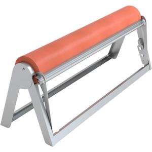 HFS(R) Kraft Butcher Paper Roll Holder Dispenser Cutter 18" Carbon Steel Wall Mounted or Table Top with Cutter Bar Ideal for Cafe Artist Studio Office