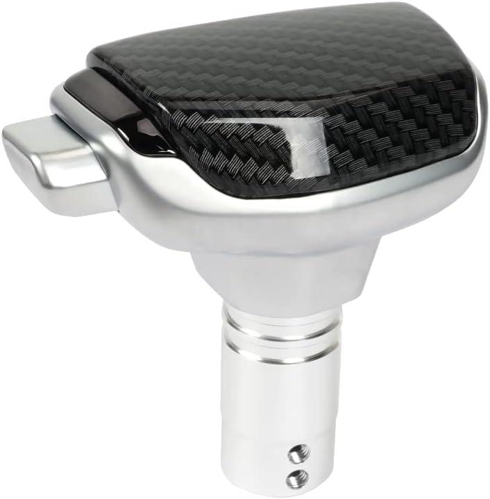 muge racing Gear Shift Knob, Shifter Knob Fit for Most Manual Automatic Cars Truck SUV M8 M10 M12 (Carbon Fiber)