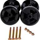 4 Pack lawn mower Deck Wheels Replacement MTD 734-04155 Toro 112-0677 Fit for Craftsman Husqvarna Cub Cadet