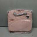 MoKo Zipper Binder, 3 Inch 3 ring Binder with Zipper,700 Sheets Capacity Zipper Binder with Shoulder Strap & Handle,Multi-Pocket Zipper Binder Organizer for Middle School, Pink + Gray