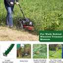 A Anleolife 3-Pound Heavy Duty Sawtooth 140-mil-by-328-ft Dual Core String Serrated Trimmer Line Spool for Walk Behind Wheeled Mowers with Built-in Line Cutter