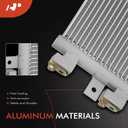 A-Premium Air Conditioning Condenser Compatible with Hyundai Ioniq 5