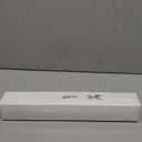 Scalloped Desk Mat Large Scalloped Piping Cute Desk Mat Aesthetic Preppy Table Pad Large Nonslip Pad with Edge Stitching Waterproof Gaming(Blue,31.5 x 15.75 Inches)