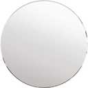 8 inch Glass Round Mirror Circle Wall Mounted for Bathroom, Living Room, Home Decor, Small Round Mirror Plate Trays for Wedding Table Centerpieces (7.9"L x 0.1"W)