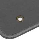 IKON MOTORSPORTS, Floor Mat Compatible with 2002-2006 Toyota Camry, Factory Fitment Gray/Grey Nylon Front Rear Car Floor Mats Liner Carpets Replacement 4PCS, 2003 2004 2005