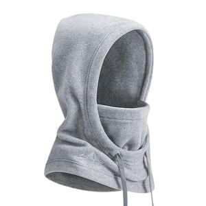 Balaclava Hood Ski Mask for Men Women Winter Hooded Scarf Face Masks Neck Head Cover Windproof Fleece Warmer Cold Weather Gray