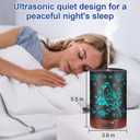 Essential Oil Diffuser- Aromatherapy Diffuser with7 Colors Light and Auto-Off for Women Metal Cool Mist Humidifier for Home and Office for Mom WomenCardinal (Red Bird)