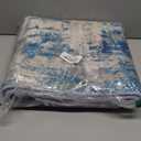 Merelax 2x6 Entryway Long Runner Area Rug, Blue Washable Modern Abstract Entry Rugs for Kitchen Bedroom Hallways Living Room, Non Slip Carpet for Indoor Door High Traffic Family Room Decor