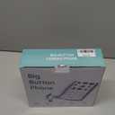 Big Button Phone for Seniors, Corded Landline Telephone with Handsfree Function and 9 Groups of Memory, One-Touch Dialling,Suitable People with Vision Disorders/Hearing Damage (EX-LD-858HF)