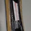 Shower Curtain Rod Adjustable 31-79", Anti-Rust Shower Rod & Spring Tension Shower Rod No Drill, Black Shower Curtain Rod for Bathroom Tension Rod