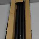 CorkLatta Black Shower Curtain Rod 31 to 80 Inch,1 Inch Diameter Adjustable Spring Tension Stainless Steel Telescoping Rod,Easy Install,No Rust