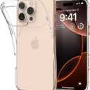 Spigen Liquid Crystal Designed for iPhone 16 Pro Max Case [Military-Grade Protection] - Crystal Clear
