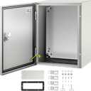 Visit the Store
4.6
4.6 out of 5 stars
(746)
VEVOR NEMA Steel Enclosure, 16 x 12 x 8'' NEMA 4X Steel Electrical Box, IP66 Waterproof & Dustproof, Outdoor/Indoor Electrical Junction Box, with Mounting Plate