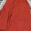 AlvaQ Womens Plus Size Pants Casual Loose High Elastic Waist Wide Leg Palazzo Capri Harem Sweatpants with Pockets S