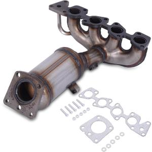TOPAZ 674-929 Exhaust Manifold Catalytic Converter with Gasket Compatible with Chevrolet Spark 1.2L L4 2013 2014 2015 Replace# 25188343 50546