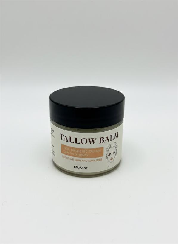 100% Grass-Fed Tallow Balm Infused with Astaxanthin, Bakuchiol, Blue Tansy & Organic Botanicals | Ultra-Rich Moisture for Dry, Mature & Sensitive Skin | 2 oz