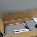 Dripex Baby Playpen, 4747 Inch Small Playpen for Babies, Enhanced Safety Baby Play Yard for Indoor & Outdoor, Infant Play Pen with Soft Breathable Visible Mesh, Anti-Fall Design & Easy Setup, Grey