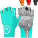 Cycling Gloves,Anti-Slip 5mm Padded Biking Gloves for Men Women Shock-Absorbing Summer Breathable for Road Bicycle Commuting