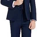 Marvelous World Boys' Formal Slim Fit Suit Set, Adjustable Waist, Size: 18