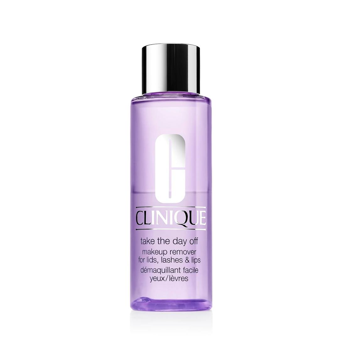 Clinique Take The Day Off Liquid Makeup Remover For Lids, Lashes, + Lips | Eye Makeup Remover | Oil Free + Non-Irritating | For All Skin Types (4.2 Fl Oz (Pack of 1))