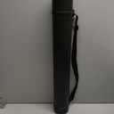 TRANSON Durable Poster Storage Tube with Straps 24"-40" Extendable for Blueprints, Artwork, Maps, Posters Color Black