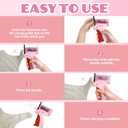 Stitch Gun for Clothes With Storage Box, Handheld Stitch Gun Quick Clothing Fixer Micro Sewing Tagging Gun Kit for Clothing One Stitch Sewing Gun Includes Needles Fasteners (Pink