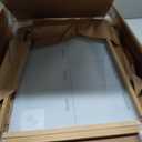 Kate and Laurel Blake This Week Framed Printed Dry-Erase Glass Wall Art by The Creative Bunch Studio, 18x24 Natural, Decorative White Board Organizer for Wall