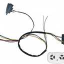 12 Volt Electric Car Power Wheel DIY Modified Harness High Power Self-Made Wires and Switch Kit with Remote Control and Receiver for Replacement Parts Ride On Car Accessories
