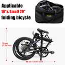 Rhinowalk 20/26inch Folding Bike Bag Waterproof Biycle Travel Case Carrying Case Outdoors Bike Transport Bag for Car Train Air Travel