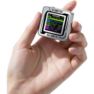 DOCKCASE Pocket M.2 2230 NVMe SSD Enclosure,Support 3s PLP Prevents Write Data Loss,USB 3.2 Gen 2 Type-C (10 Gbps), fits NVMe PCIe, Exclusive to Size 2230,Support M-Key B+M Key UASP (Silver)