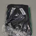 REORIA Women's Sexy Mesh Long Sleeve Boned Corset Top Trendy Y2K Square Neck Going Out Bustier Crop Tops, S