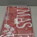 Christmas Stove Top Cover for Electric Stove, Merry Christmas Range Covers, Snowflake Range Top Mats, Glass Cooktop Covers 28x20 inch, Red Cooktop Cover for Kitchen Winter Holiday Home Decor