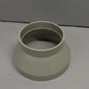 PATIKIL 6" to 4" Duct Reducer Connector, Heating Cooling Ventilation Tube Fire-Resistant Increaser Adapter Pipe Fitting for Vent System