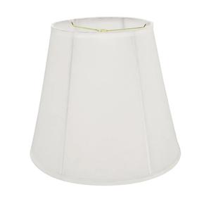 Aspen Creative 35002A Transitional Hexagon Bell Shape Spider Construction Lamp Shade in Off White, 16" wide (10" x 16" x 14")