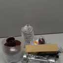 MegaWise 5-in-1 Immersion Hand Blender Set with Variable Speed, 400W, Stainless Steel - Includes Chopper, Whisk, Milk Frother, and Beaker - Ideal for Soups, Smoothies, Baby Food & More (RED)