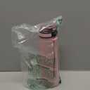 Sahara Sailor Water Bottle, 32/25/17oz Durable and Leakproof Water Bottles Motivational with Time Marker, Tritan, BPA Free, Wide Mouth with Easy Clean Brush for Gym, Travel, School, Office (1 Bottle) (25.4 Ounces, Pink Topaz)