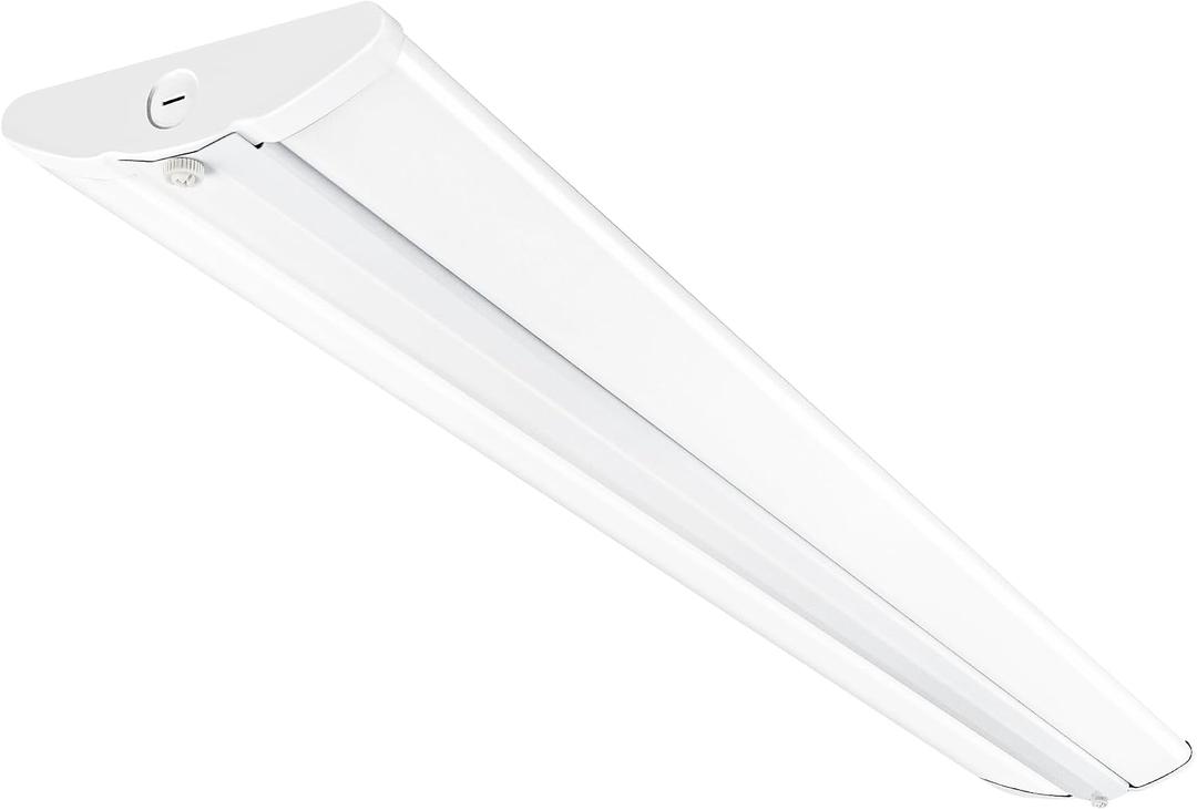 4FT 6.4'' Width LED Wraparound Light Fixture with 5000K 40W 4400LM 110 LM/W