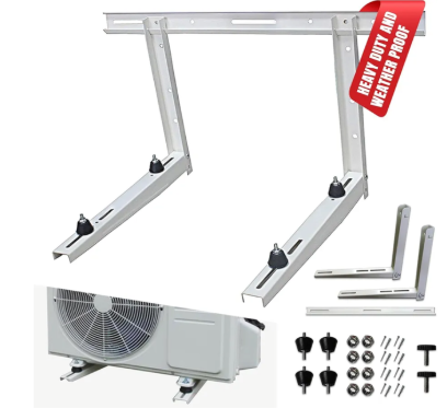 DuctlessAire Outdoor Wall Bracket - Mini Split Mounting Bracket - Ductless Air Conditioner Wall Mount - Mini Split AC/Heating System Accessories for Window AC, HVAC, Heat Pump & More (9000-36000 BTU)