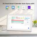 BOCT 21.5'' Digital Calendar Wall - 64GB Memory Touch Screen Chore Chart Smart Calendar, Digital Planner, Auto-Sync, APP Control, Interactive Family Schedules, Gift for Mother