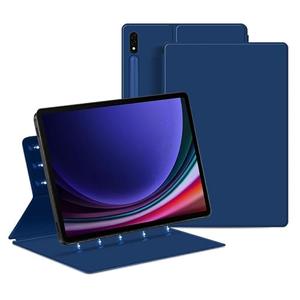 QYiiD Magnetic Case for Galaxy Tab S10 Lite/Galaxy Tab S10 FE/Galaxy Tab S9 FE 10.9 Inch/Tab S9 11" 2023 with S Pen Holder, Ultra-Slim Lightweight Magnetic Stand Case with Auto Sleep/Wake, Blue