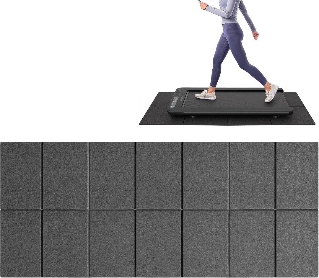 Walking Pad Treadmill Mat for Carpet Floors,55x24 Hardwood Floor Protection, Mats for Under Walking pad/Treadmill/Bike/Exercise Equipment on Carpets, Noise Shock Absorption, Stationary