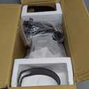 Mini Exercise Bike, AGM Under Desk Bike Pedal Exerciser Foot Cycle Arm & Leg Pedal Exerciser with LCD Screen Displays (Black)