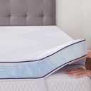 Full Size Memory Foam Mattress Topper 3 Inch with Removable Soft Cover Ventilated Breathable Cooling Mattress Pad Portable Bed Topper for Back Pain and Pressure Relief, CertiPUR-US Certified