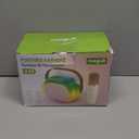 Karaoke Machine for Adults,Portable Bluetooth Speaker with Two Wireless Microphones and Dynamic Lights,Support TF/USB/AUX,Birthday Gifts for Girls/Boys/Men/Women/Family Home Party (Black 2 mics-colorful lights)