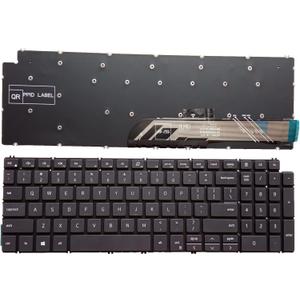 Siakoocty Laptop Replacement US Layout with Backlight Keyboard for Dell inspiron 15 3501 3502 3505 5501 5502 5508 5584 5590 5593 5594 5598, inspiron 15 7500 7501 7590 7591, Latitude 3510 Series