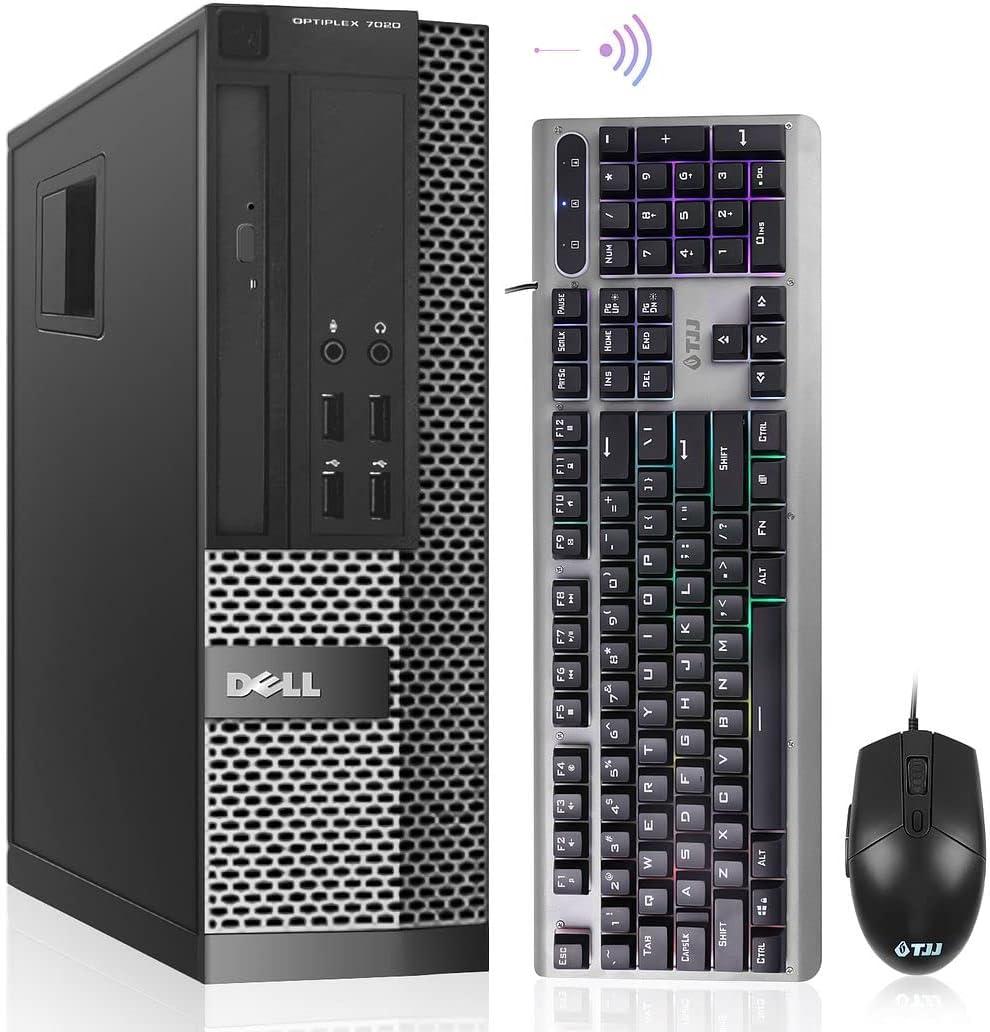 Dell OptiPlex 7020 Desktop Computer, 32GB Ram New 2TB SSD, Intel Quad Core i7 4790 up to 4.0GHz, AC8260 Built-in WiFi 5, Dual Monitor Supported, DVD-RW HDMI Windows 10 Pro 
