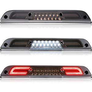 Smoke Lens LED 3rd Brake Light Compatible with F150 2015-2024 F250 F350 F450 F550 2017-2024 for Maverick 2021-2025 for Ranger 2019-2024 Third Brake Cargo Light
